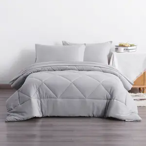 Bedsum CozyLux Comforter Set 5 Pieces Bed in a Bag Comforters Bed Set Bedding Sets with All Season,Festive Decorations,Gentle Soft