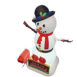Snowman Christmas Countdown/Advent Calendar w/ USB light