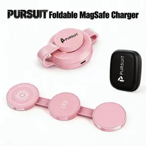 BFCM 2026 Deal! 3-in-1 MagSafe UFO Charger Qi2 15W Fast Charge for iPhone/Apple Watch/AirPods，Foldable Stand No More Messy Cables