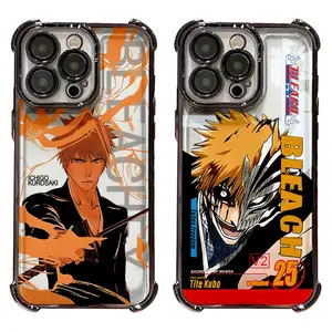 Anime B-Bleachs IchigoesPlating Case,Stylish & Durable Christmas Gift: Fashionable Phone Case for iPhone 11-17– Perfect Blend of Protection and Trend