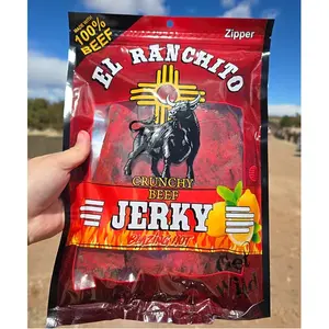 [Hot 2025!!!] Blazing Hot El Ranchito Crunchy Beef Jerky Net Wt. 2 oz