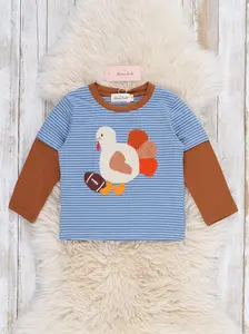 Turkey's Game Day Striped Top