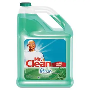 Mr. Clean Multipurpose Cleaning Solution with Febreze - Household Bathroom, Surface, Plastic & Ceramic-Safe Toilet Cleaner, Bathroom Cleaner, Surface Cleaner