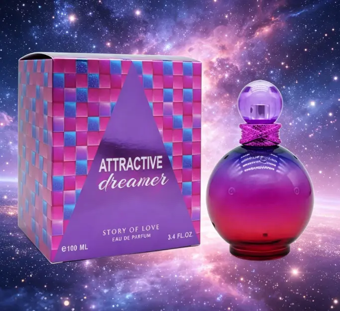 Story Of Love Dreamer Women's Floral Perfume - Intense Sweet Fruity EDP Perfume Fragrance Spray, 3.4 fl oz/100ml Designer-Inspired Purple Red Bottle, Long-Lasting Daily Use Fragrance for Day & Night Wear Body Perfume