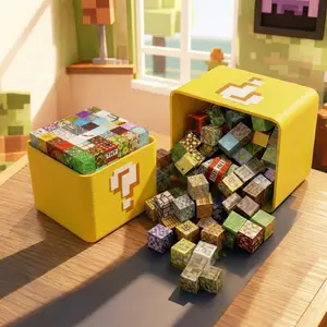 Magnetic Blocks Set, 100-200 Pcs Magnet Toy, Random Block Design, Magnetic Construction Set, Magnetic Building Blocks, Ideal for Kids Ages 4+, Perfect for Creative Play & Gifts
