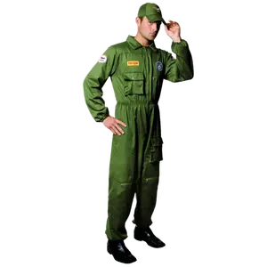 Air Force Pilot Costume For Adults | Olive Green Fighter Pilot Cosplay Suit – Role Play & Career Day Dress Up Outfit For Men