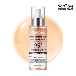 Dr.NorCare  Peel Shot Keratin Care 2026 Future Skincare Micro-Bubble Tech: Gentle Turmeric Exfoliating Spray with Niacinamide & Jeju Carbonated Water, 200ml Remove Old Waste Cutin and Clean Pores Moisturizers Moisture Hydrating Exfoliating body scrub