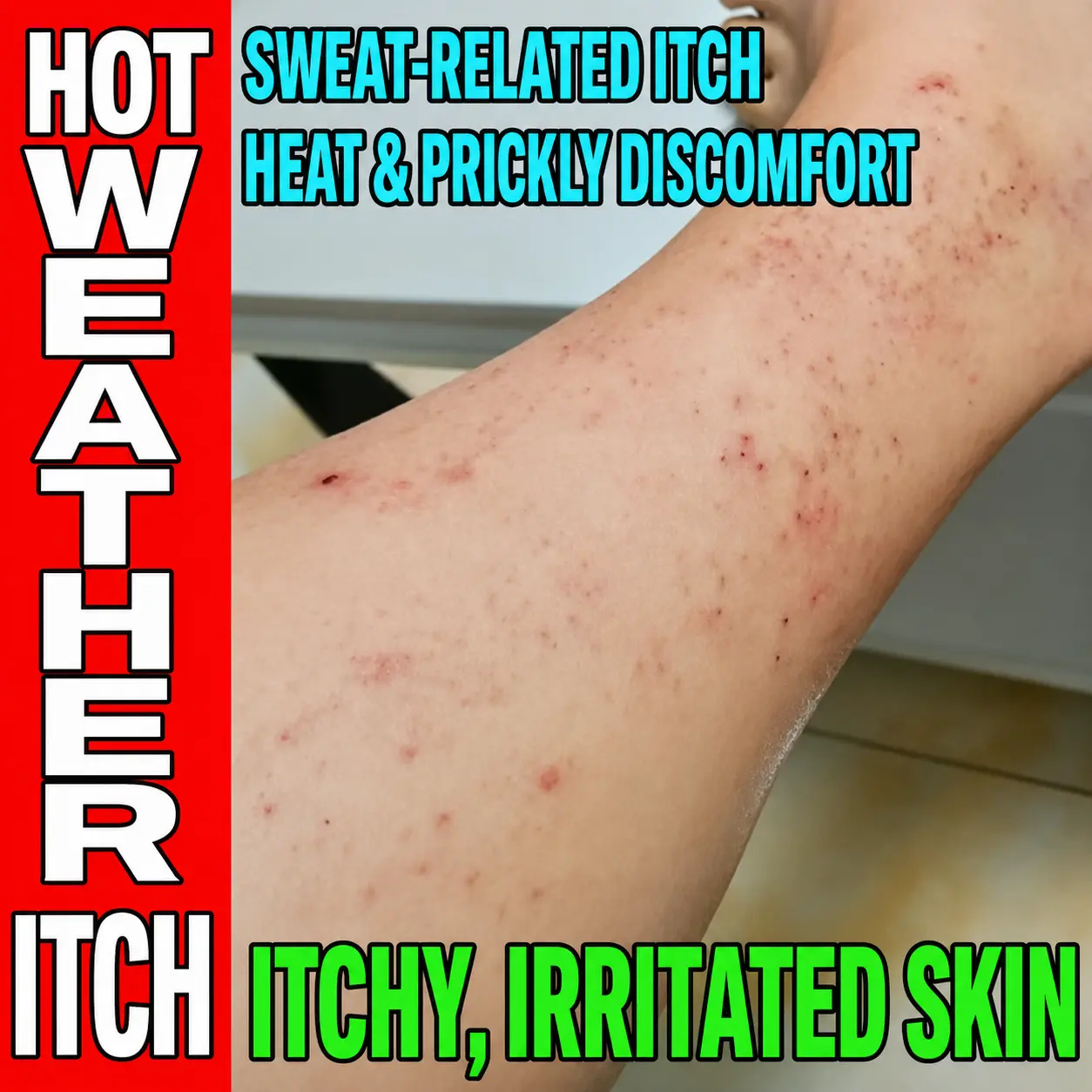 Clearing Itch & Moisturizing Care Cream for seasonal dermatitis, persistent skin conditions causing dryness, itching, and flaking, soothes itchy rashes on the back and arms, gently repairs the skin barrier, reduces scratching and marks left behind, helps