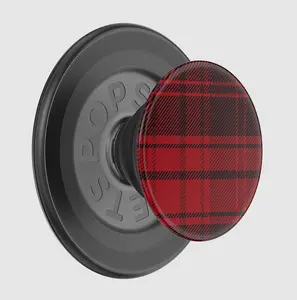 PopSockets Plaid Magnetic MagSafe PopGrip - Metal Cellphone Stand, Smartphone Mount, Mobile Phone Accessory, Tech Accessory, Accessories
