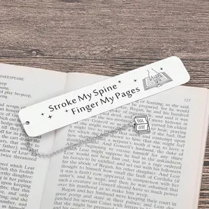 Provocative Book Lover Gift Bookmark, Humorous Literary Accessory, Metal Clip Design, Perfect for Reading Enthusiasts & Friends, Book Accessories