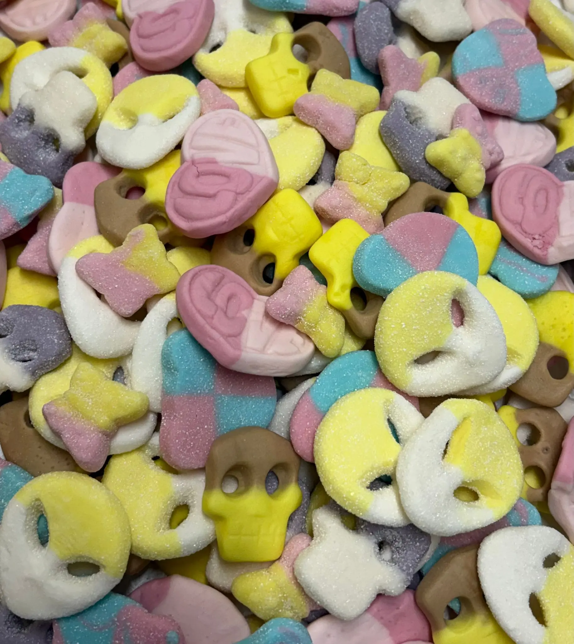 Swedish Style Sour & Sweet Gummy Candy Mix – 8oz Variety Bag – Hearts, Bears, Skulls, Butterflies & Aliens – Fruity Assorted Chewy Candy