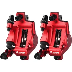 Hydraulic Disc Brake Calipers: HB-100 MTB Bike Disc Brakes Front & Rear Caliper Set for Mountain, Road Bicycle and E-Bike