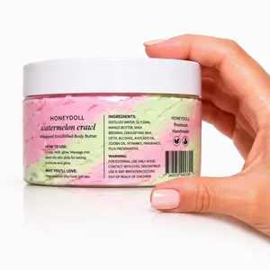 Watermelon Crawl Emulsified Body Butter - Hydrating Moisturizer - Body Care