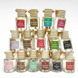 Premium Scented Car Air Freshener - Long Lasting Car Diffuser - Last 60+ Days - Safe Non-Toxic - Stylish Compact Design - Berry Mimosa Flavor