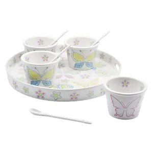 Temp-tations Seasonal Round Stoneware Serving Set