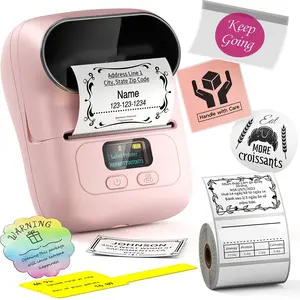 Barcode Printer - Label Maker Machine Wireless Themal Label Printer for Small