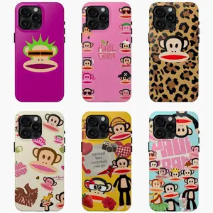 6 Styles Paul Frank Julius Monkey Tough Case For iPhone 16 15 14 13 12 11 Plus Pro Max Mini - Playful Look, Cute Phone case