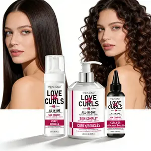 All-in-One Curly Hair Care Kit (3-Piece) Haircare Curly Hair Product – This set offers curly hair mousse, cream & oil, repairs damaged curls, hydrates & defines curls. Anti-frizz & long-lasting, perfect for at-home styling to get bouncy, healthy curls.