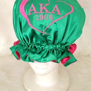 Satin on satin AKA inspired reversible bonnets