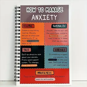 Life Planning Workbook - Anxiety Relief & Personal Growth Journal with Mindfulness Prompts, Spiral-Bound Notebook for School, Work, or Daily Use, Self-Care Journaling | Colorful Cover Design | Spiralbound Notebook, Anxiety Journal