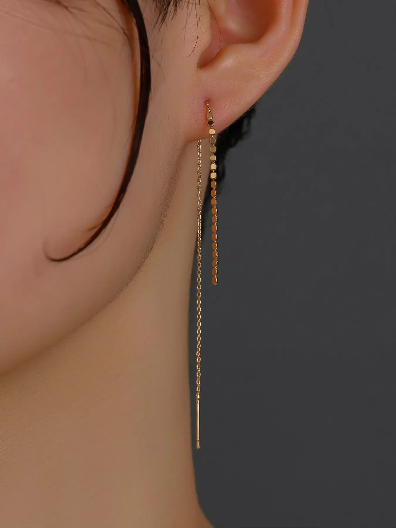 Elegant Korean Style Dangle Earrings Set, Lightweight & Comfortable Design, Perfect for Daily Wear & Gift Giving, Copper Earrings, Earring Chain, Dangling Earrings, Dangly Earrings, Earrings Jewelry