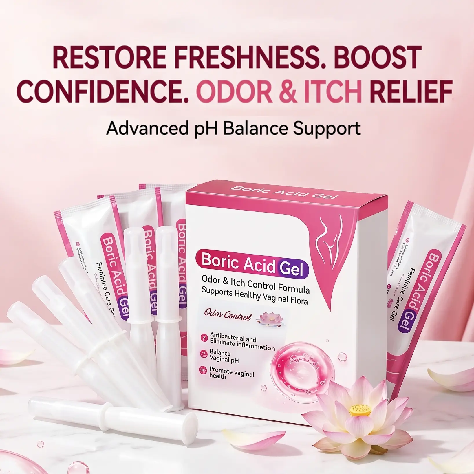 All-Natural Hydrating Feminine Care Moisturizer - Herbal Formula for Soothing Irritation, Gentle Renewal, Daily Freshness - Fragrance-Free Sensitive Moisturizing Daily Care