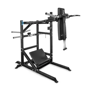 Pandemonium Squat Machine — 3-in-1 Pendulum Squat, Calf Press & Viking Press