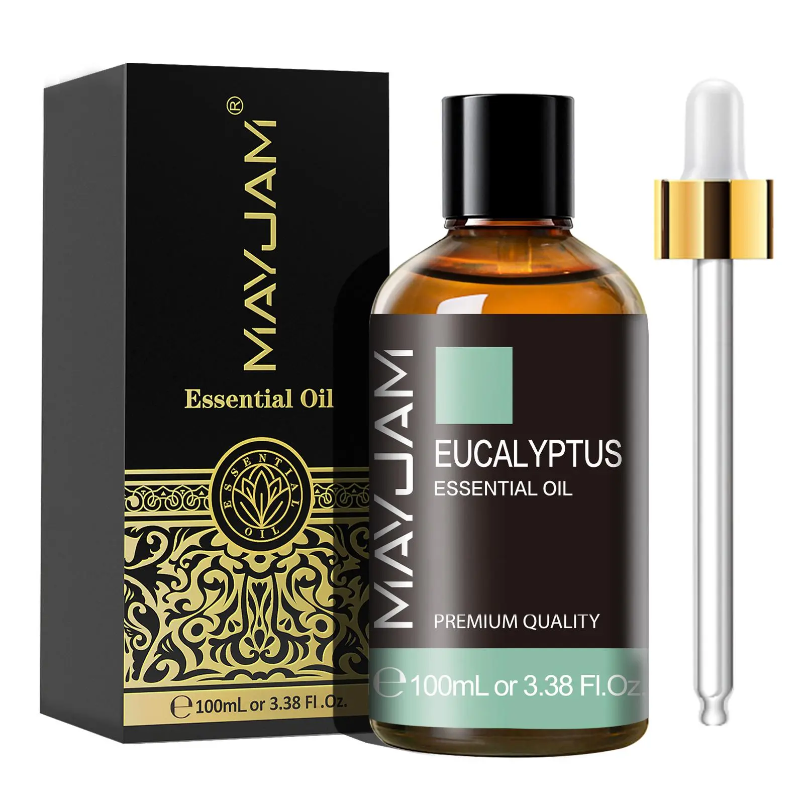 100ml Eucalyptus Essential Oil, Natural Essential Oil for Aromatherapy, Home Fragrance, Aromatherapy Essential Oil, Stress Reliever