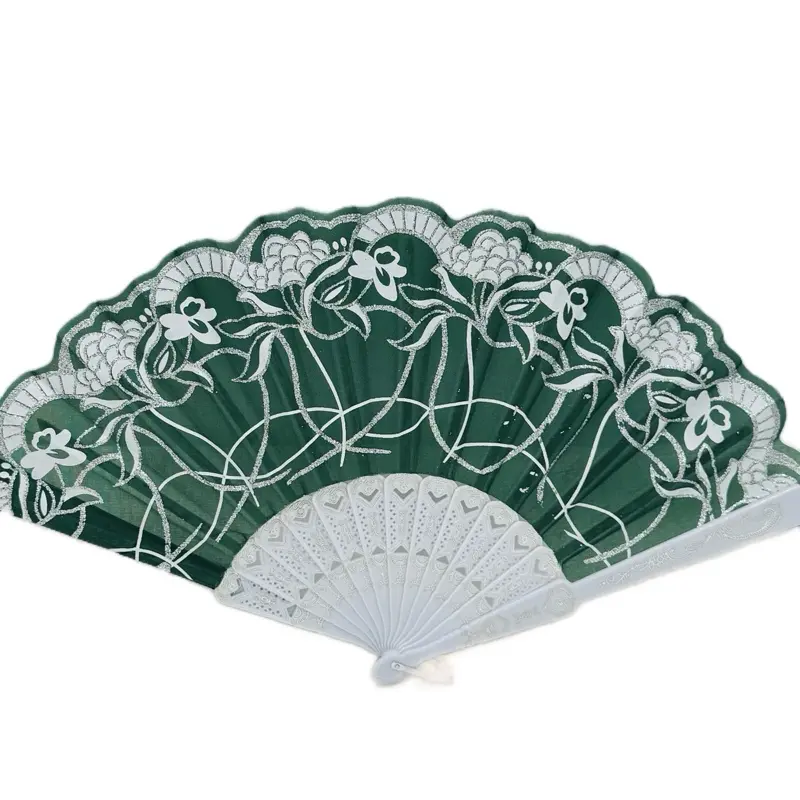 12pcs Floral Decorative 1-Sided Hand Fans - Cooling Home Supplies, Quinceañera Gift Favors, Stylish Home Decor Items