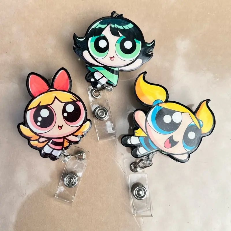 Super Girls Badge Reel/ID Badge Reel/ Office Accessories/ School Accessories nurse