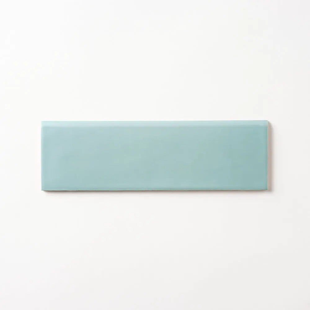 San Fran Aqua 3x10 Bullnose Ceramic Tile Matte