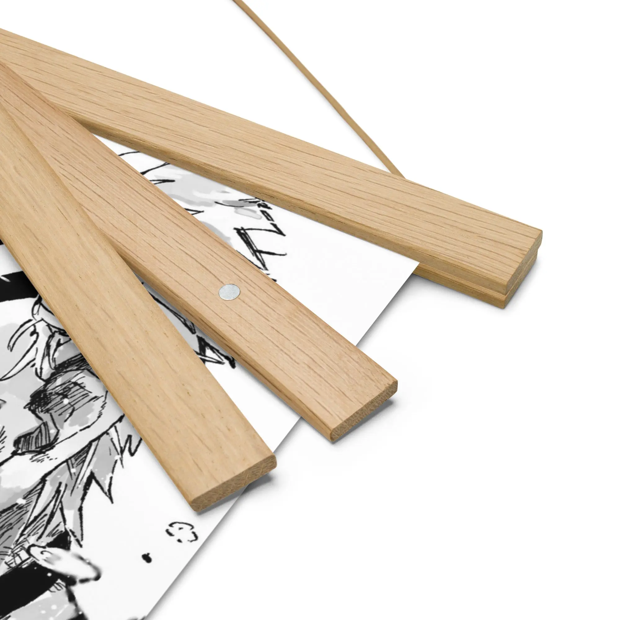 Akaza Poster with hangers