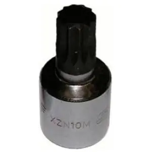 212 MAIN XZN110 8-Pc. Alloy Steel Drive Socket Set - 0.38 in. Square Drive Stubby, 1-Pc. Heat Treated Impact Tips, Up to 16 M Socket Wrench for Cycling Maintenance