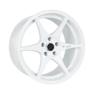 Stage Wheels Knight 18x9.5 +35mm 5x100 CB: 73.1 Color: White
