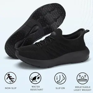 Non Slip Work Shoes for Women Slip Resistant Work Shoes for Womens Slip On Waterproof Sneakers Water Resistant Zapatos Trabajo Kitchen Chef Shoe Food Service