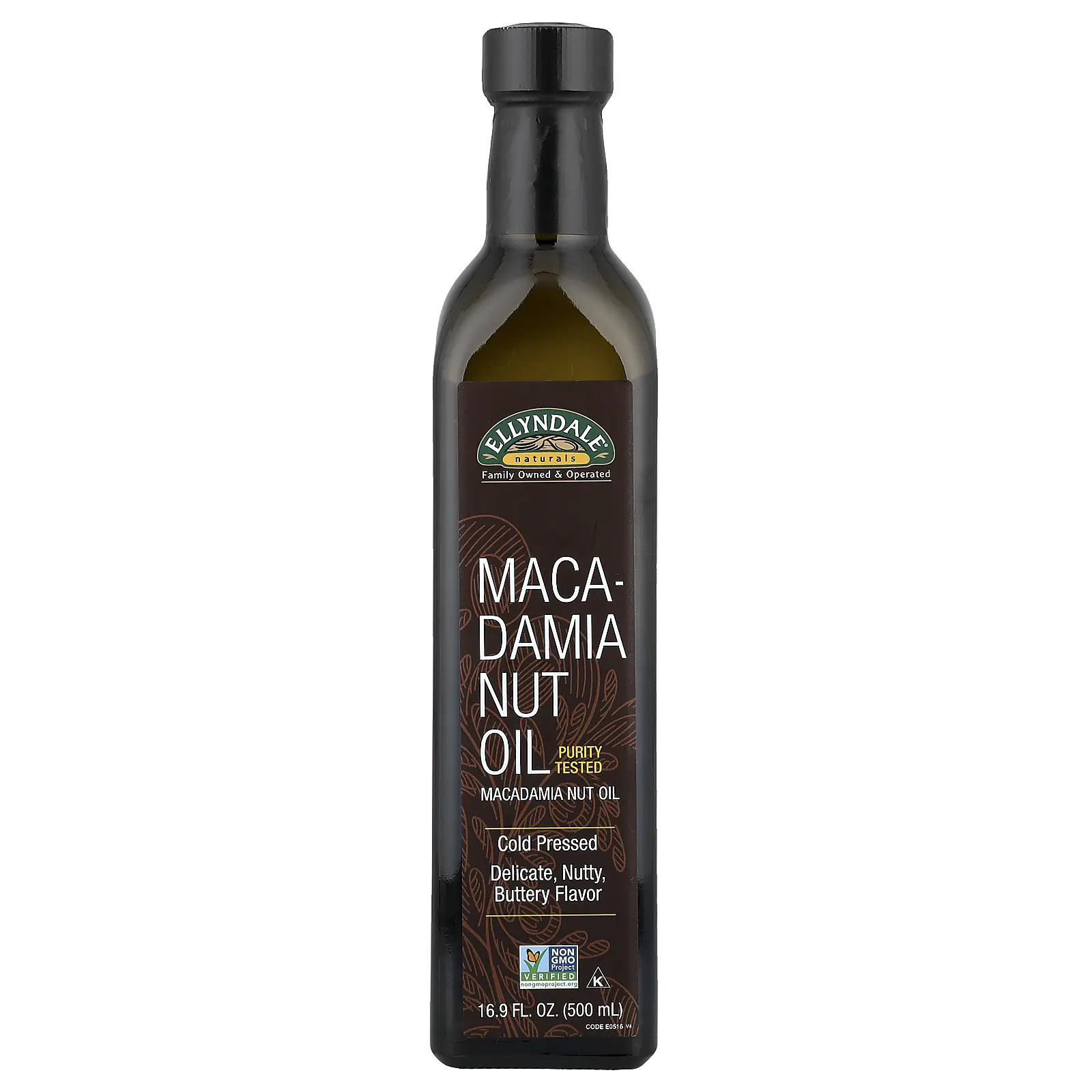 NOW Foods Ellyndale® Naturals, Macadamia Nut Oil, 16.9 fl oz (500 ml)