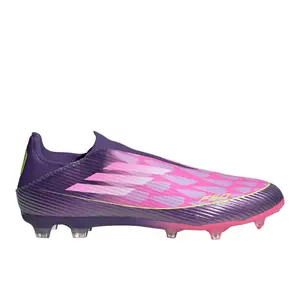 adidas Mens F50 League Laceless Lamine Firm GroundMulti Ground Football Sneakers Shoes - Pink, Purple