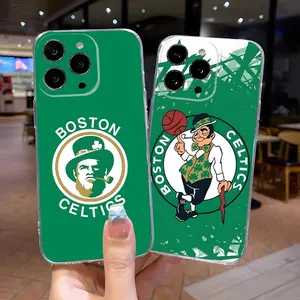 boston celtics basketball team Phone Case for iPhone 17 Air 16 15 14 13 12mini 11 Pro Max Plus XR XS Transparent Silicone Cover