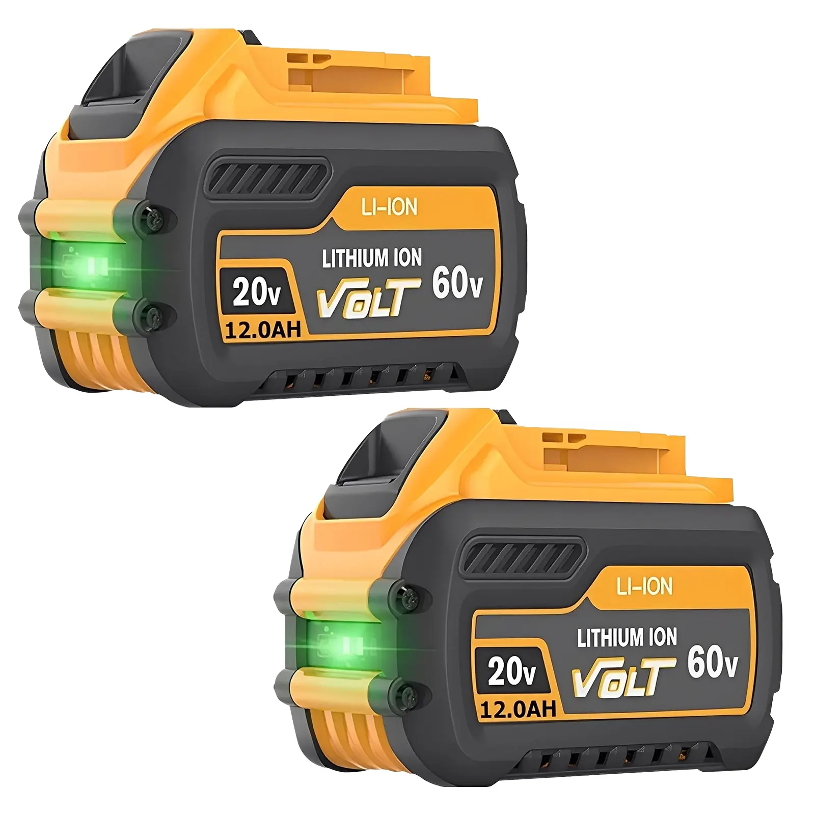 12Ah Replacement Battery for Dewalt Flex 20V/60V Max Batteries Compatible with DCB606 609 612 615 206 207 Battery Packs for Original 20V/60V Tools lithium power lithium-ion power tool
