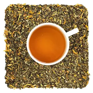 Good Digestion Herbal Tea with Sweet Basil, Fennel Seed, Peppermint, and Licorice Root for Healthy Digestion - 3oz