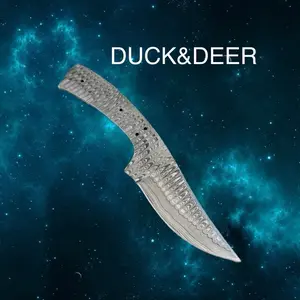 Handmade Damascus Steel Blank Blade Chef Blank Blade Knife