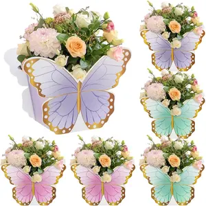 6-Piece Butterfly Table Centerpieces, Perfect for Birthday Parties, Tea Party Gifts, Table Decor, Theme Party Supplies, Wedding Decoration, Table Decor Flowers