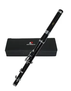 Irish Scottish Marching Bb Flute with 5 Keys High Pitch Black Hard Case