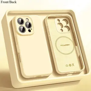 Magnetic Liquid Silicone Anti-Stick Case Protector Suitable for The New Iphone 16 Pro And The Premium Apple 16 Pro Max, Same Style As The 15 Series, Designed for Couples, And Offers Drop Protection Shockproof Accessories Casing
