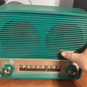 1954 AM dual speaker tube radio with Auxiliary Input and Bluetooth Device