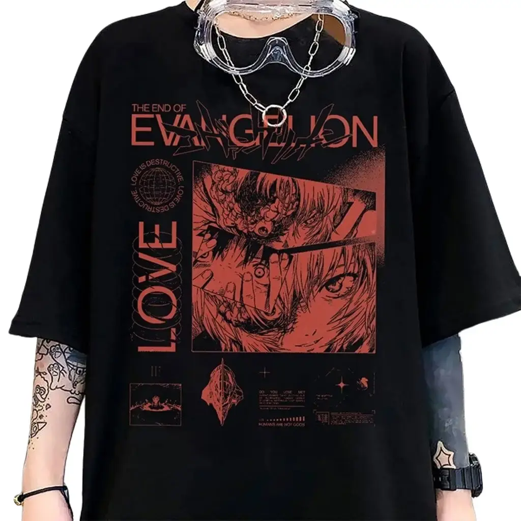 Anime Shirt, Shinji Shirt, Japanese Sweatshirt, Neon Genesis Shirt Unisex Full Size Cotton Top