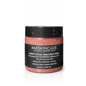 KMISKINCARE 120 Day Armpit Detox Treatment Mask for Underarm Odor - Helps Rebalance & Refresh Skin - Exfoliates Hydrates Softens & Supports Long Lasting Freshness - Body Care- safe for kids, teens, adults.