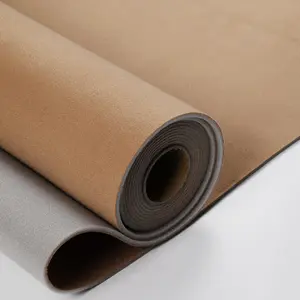 Ultra-Fine Velvet Auto Headliner Fabric with Foam Backing – 36"*60" Beige Tube Packaging for Car/Truck/SUV/RV Roof Repair & DIY