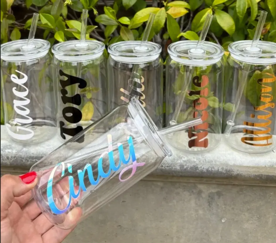 Custom Plastic 16 oz Cup Clear/Neon Custom Plastic 16 oz Cup Clear/Neon
