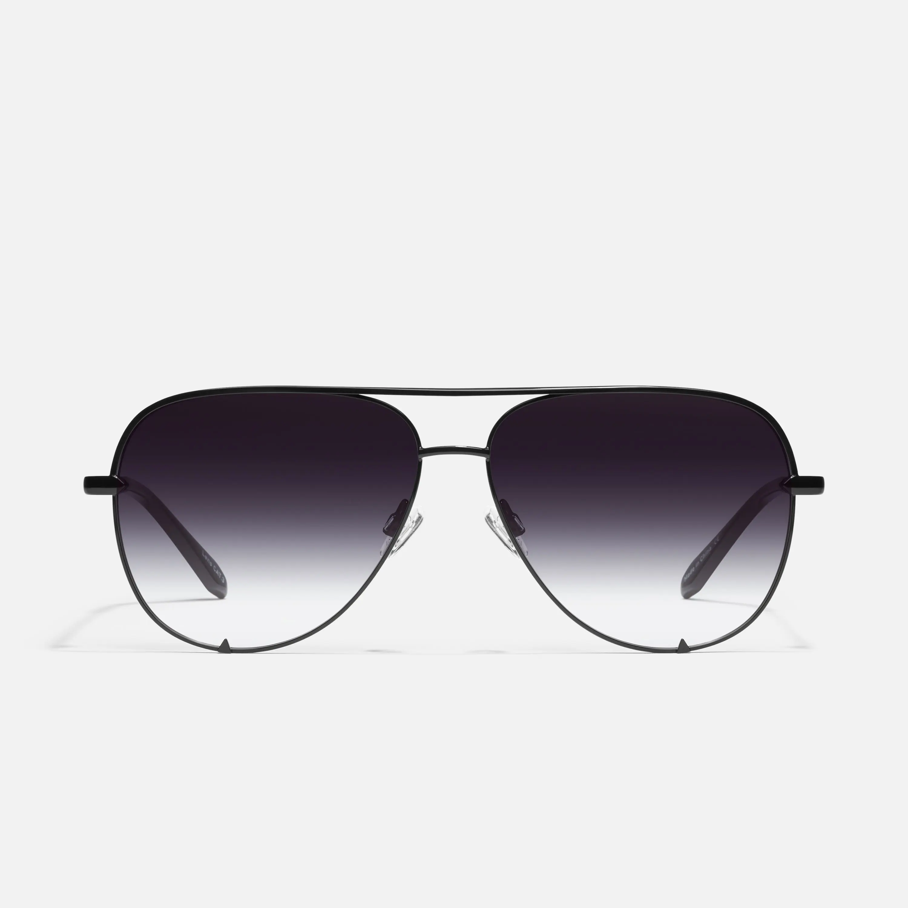 HIGH KEY LARGE Black Sunglass Aviators HIGH KEY LARGE Black Sunglass Aviators
